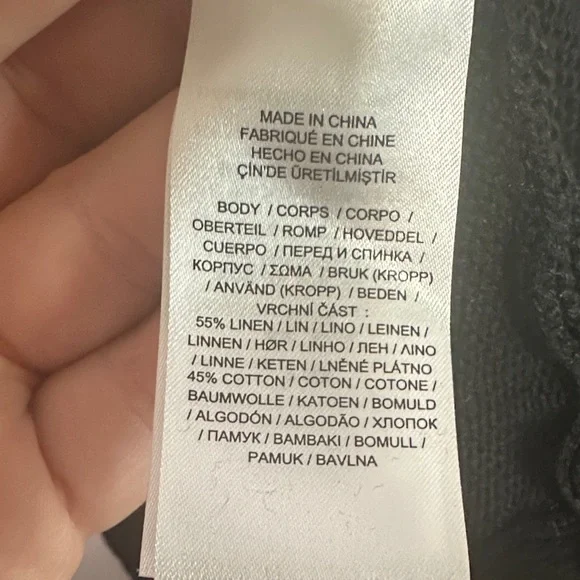 Ralph Lauren Black and Cream Patterned Blouse - Picture 9 of 11